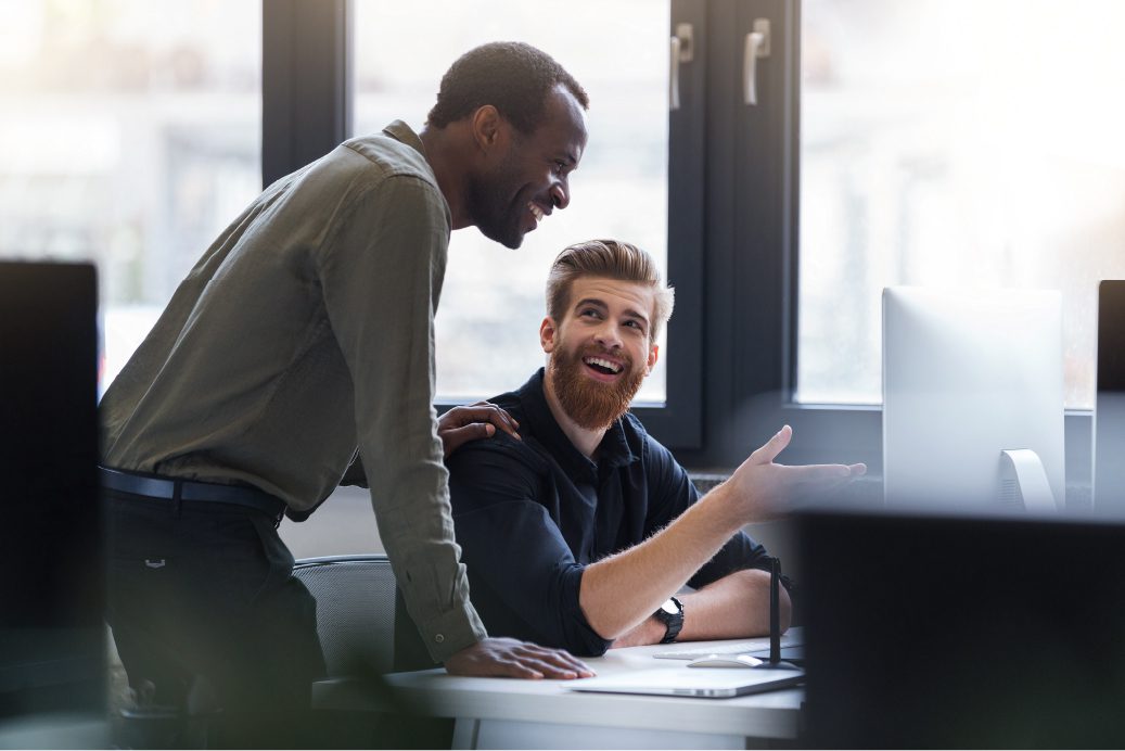 Men working Small Business